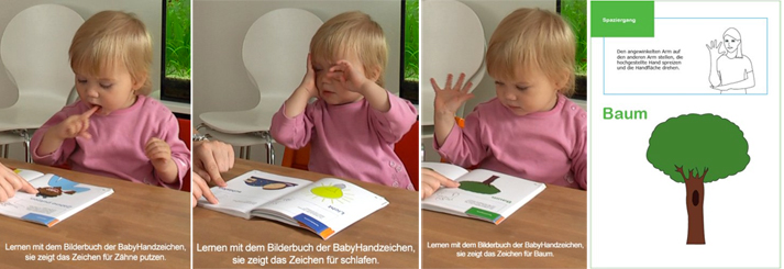 Lernen mit den BabyHandzeichen Buch