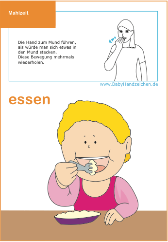 Babyzeichen für essen