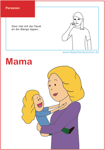 Babyzeichen für Mama